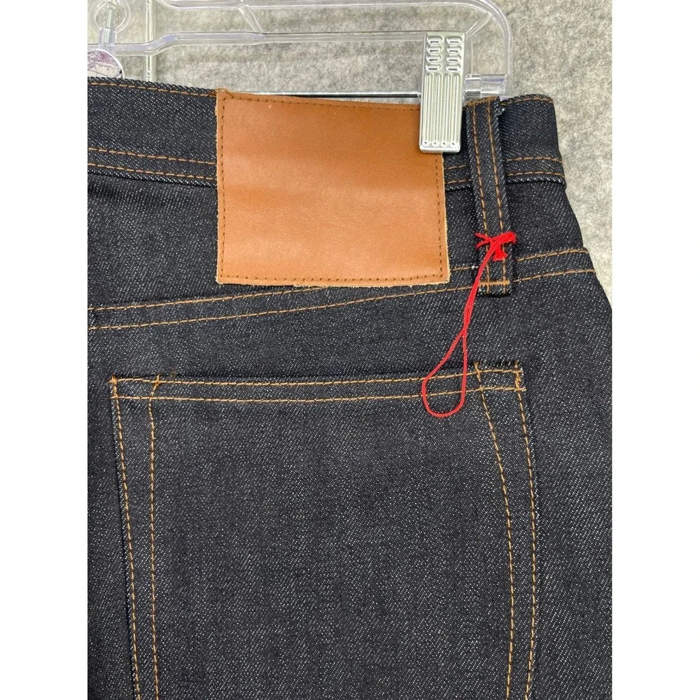 The Unbranded Brand UB201 Tapered Jeans Mens 36 Indigo 14.5oz Selvedge Raw Denim